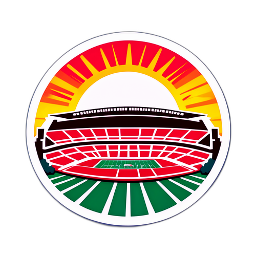 Levi's Stadion ved Solnedgang