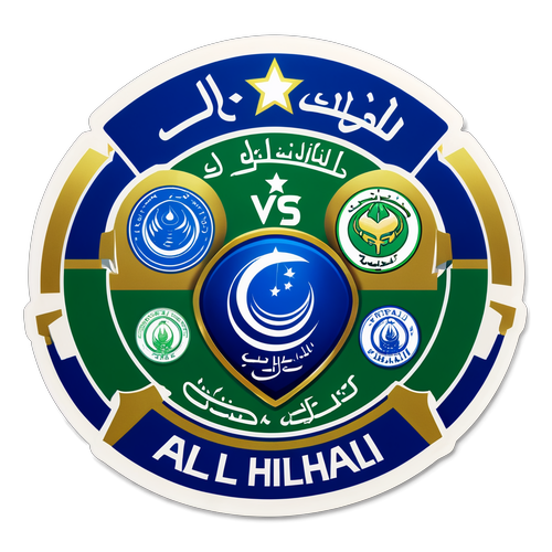 Sticker ya Mechi ya Al-Hilal vs Al-Ahli Saudi