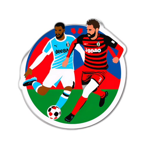 Hình dán bóng đá Serie A với cầu thủ