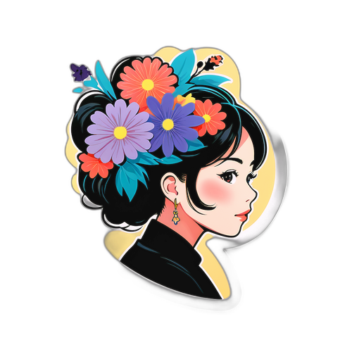 秋子矢田の好きな花と共に