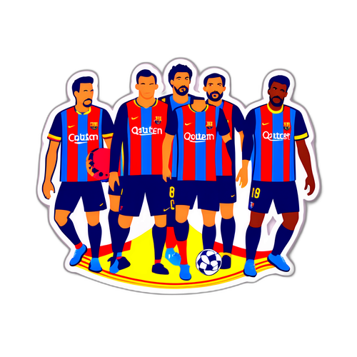 Barcelona Szurkolók Matrica