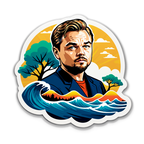 Leonardo DiCaprio Miljø Sticker