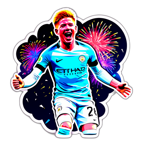 Kevin De Bruyne Vierend Gol