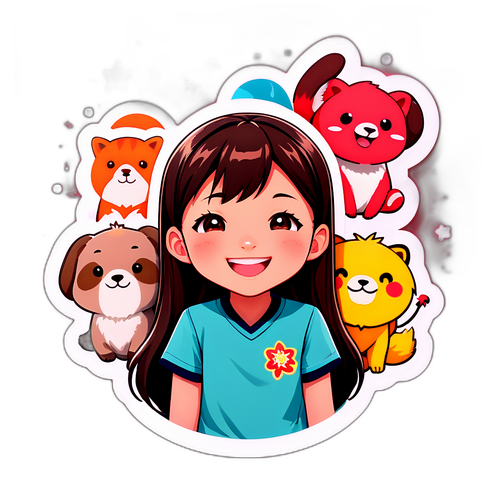 笑顔のオータニとかわいい動物たち