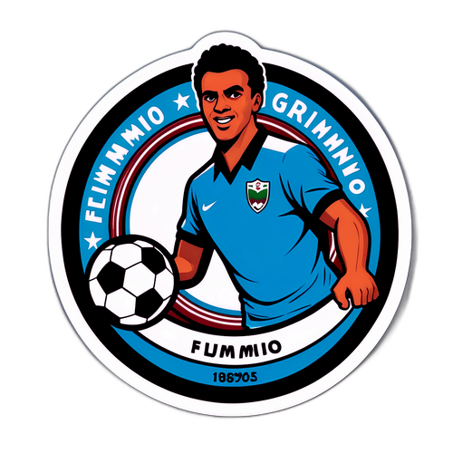 Stiker Retro Grêmio vs Fluminense