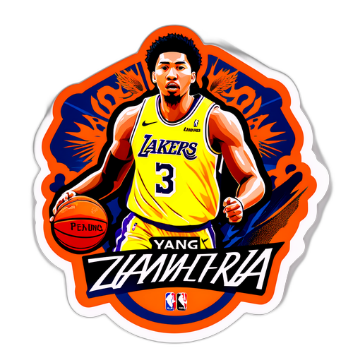 NBA爆炸图案贴纸设计