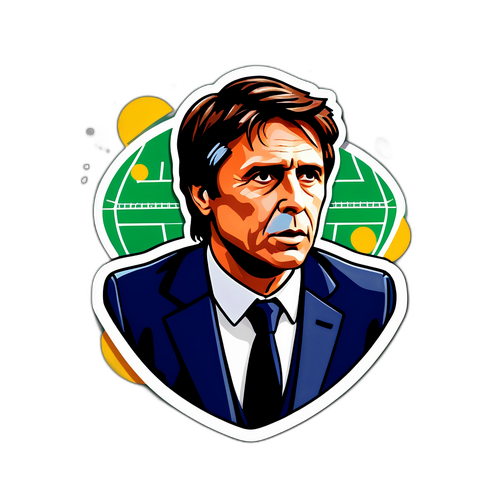 Futbol Taktiklerini Sembolize Eden Duygusal Sticker