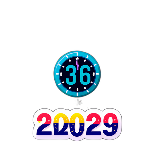 Stiker Hitung Mundur Menuju Tahun 2026