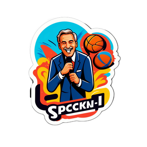 Stiker Ikonik Komentar Sukan