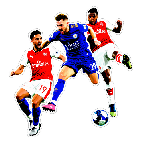 Momen Dramatis Perlawanan Leicester City vs Arsenal