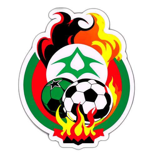 Stiker Perlawanan Bola Sepak Al-Ettifaq dan Al Akhdoud