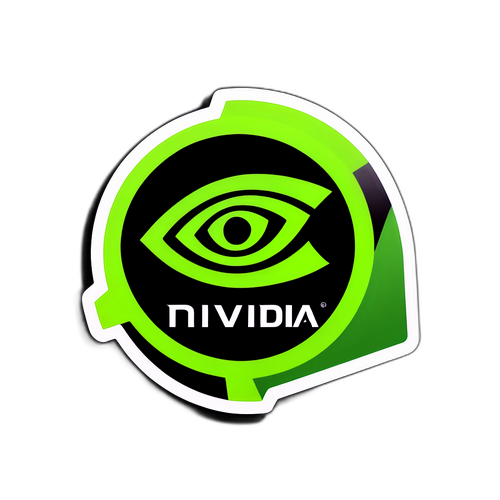 엔비디아 로고 스티커 디자인