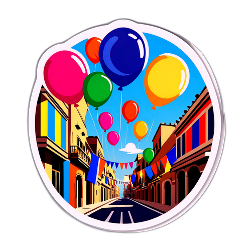 Kleurrijk straatfestival in Barcelona