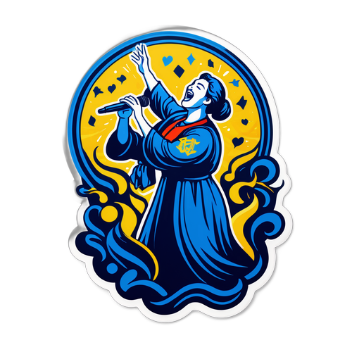 Дизайн наліпки для підтримки Дніпра