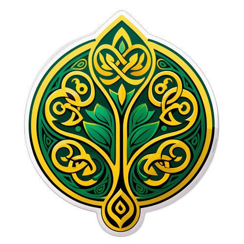 Kelt Yaprakları Tasarımı