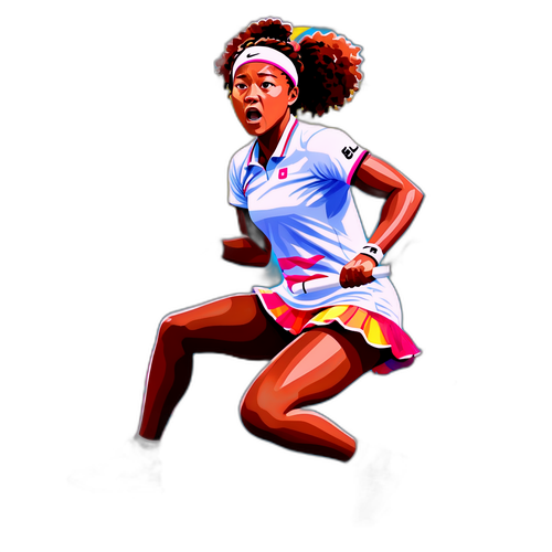Naomi Osaka en Action
