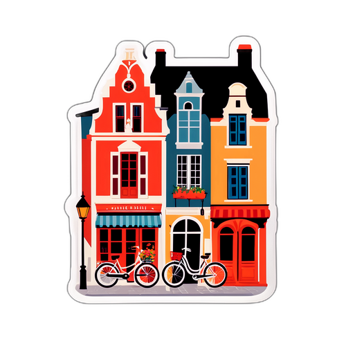 Vibrante klistermærke inspireret af Maastricht