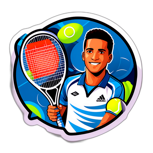 Adesivo de Thiago Monteiro