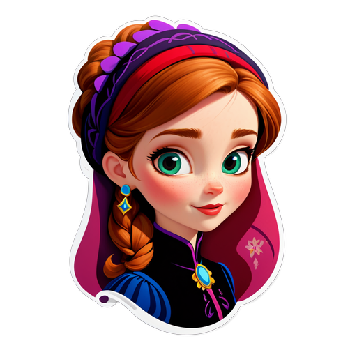Anna Character Sticker
