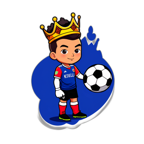 Gabriel Martinelli com Bola e Coroa