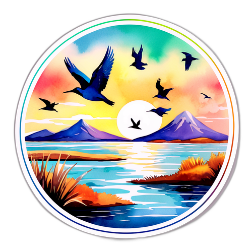 Paesaggio Delta Acquerello