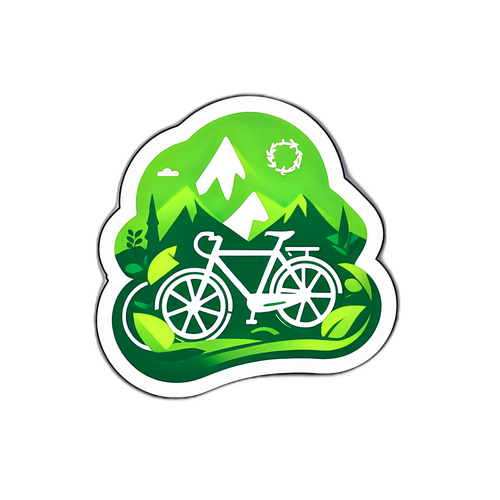 生态旅行贴纸