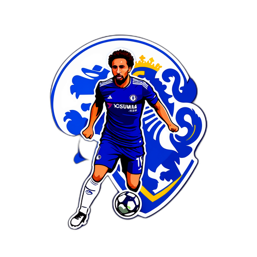 Chelsea Pelaajat Dynaamisella Taustalla
