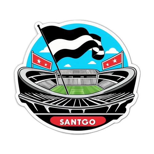 Scena ya Uwanja wa Mpira wa Botafogo dhidi ya Santos