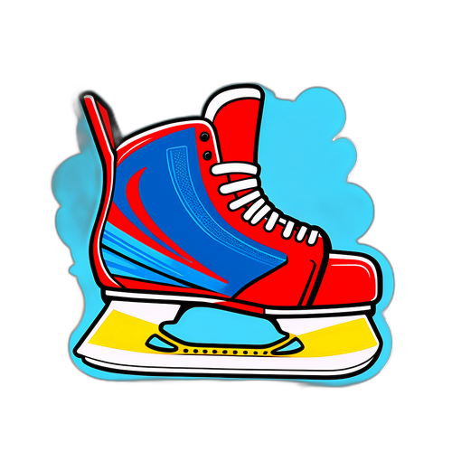 Elegant jégkorcsolya design