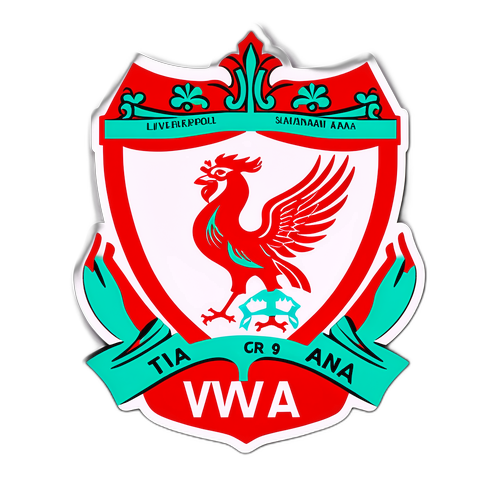 리버풀 팬을 위한 YNWA 스티커: 팀 심볼 포함