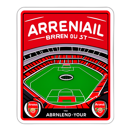阿森納VS布倫特福德比賽趣味貼紙