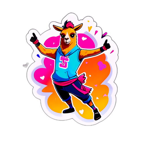Spelglad Fortnite-sticker