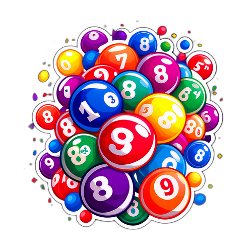Stiker Perayaan Hasil Lotere Hari Ini