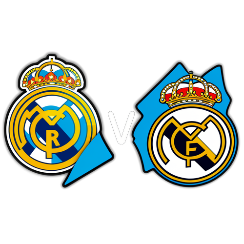 Sticker para sa Laban ng Real Madrid at Man City