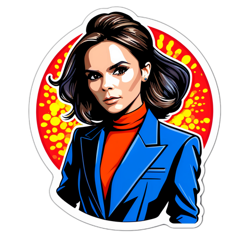 Stylová nálepka Victorie Beckhamové