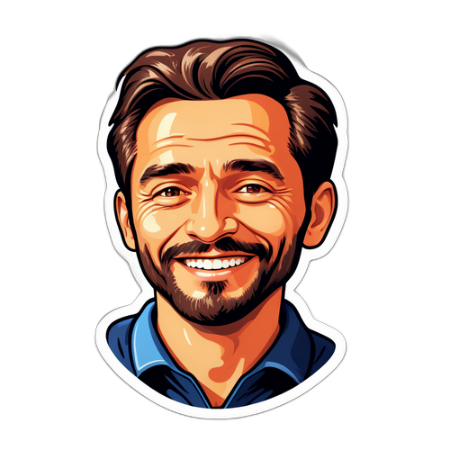 סטיקר פורטרט של אורי לופוליאנסקי