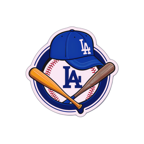 ドジャース開幕ゲームを祝うスタイリッシュデザイン