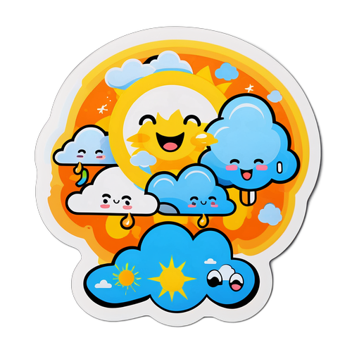 Наклейка "Погода Завтра"