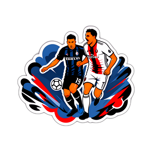 Intensiivinen hetki Inter AC Milan -ottelusta