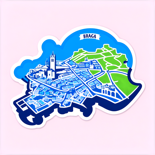 แผนที่เมืองบราก้า