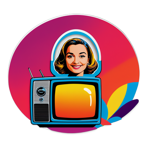 Sticker Glamour degli Anni '90