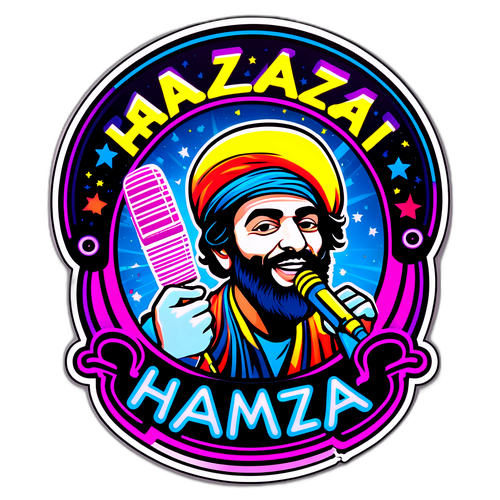 Sticker Musical Hamza Concert
