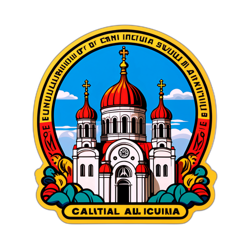 Sticker cu Catedrala Mântuirii Neamului