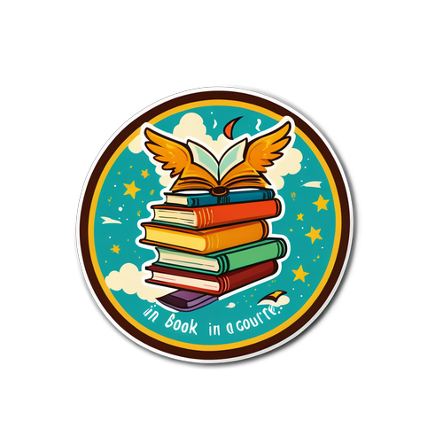 Stiker Perpustakaan Imaginatif