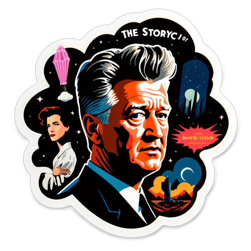 Sticker van David Lynch's meest iconische films