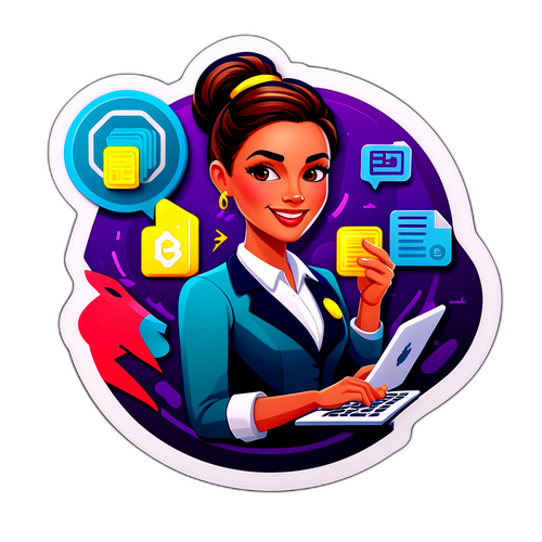 Stiker Inovasi Perbankan Digital
