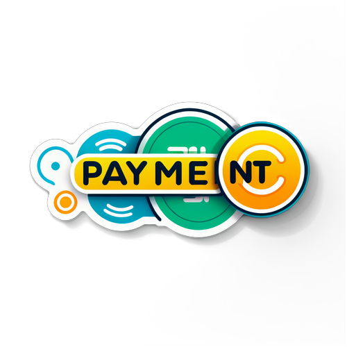 Modernong Sticker ng 'Payment'