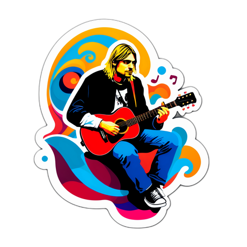 Kurt Cobain ile Renkli Dalgalarda Kahve Keyfi