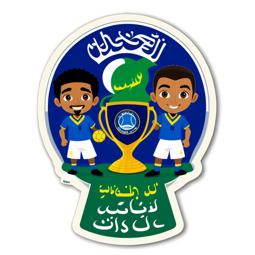 Guncang Dunia Sepak Bola! Sticker Meriah Piala Super Saudi: Al Nassr vs Al Hilal!