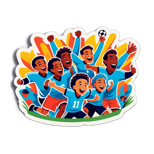 Jalkapallokenttä ja iloiset fanit